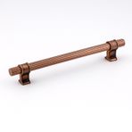 Hisar Soft Antik Bakır Metal Çizgili 160Mm Kulp Mobilya Çekmece Dolap Kapak Kulpu Dayanıklı Kulpları