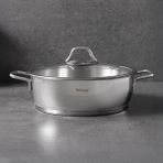 Hisar Teos Inox 26 cm Çelik Basık Tencere