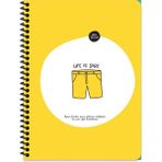Hisli Şeyler 18.5X25 Çizgili Defter - Life Is Şort