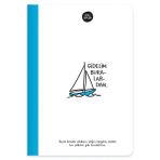 Hisli Şeyler Gidelim Buralardan 14x20 64 Yaprak Çizgili Defter
