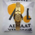 Hislon Kurmalı Alsaat Vintage Kadın Saati - Altın