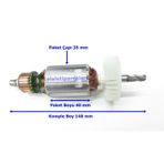 Hitachi Tipi Dh 26 Pc Endüvi Rotor Kollektör