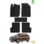 Hitaks Dacia Duster Paspas 2010 2017 Arası Uyumlu 4d Havuzlu Paspas - Siyah