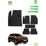 Hitaks Peugeot 3008 Access Active Allure 4d Havuzlu Paspas 2016 2017 2018 2019 2020 2021 2022 2023 - Siyah