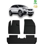 Hitaks Peugeot 3008 Gt Line Havuzlu Paspas Araca Özel 2016 2017 2018 2019 2020 2021 2022 2023 2024 - Siyah