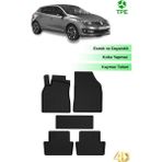 Hitaks Renault Megane 3 Uyumlu Paspas 2009 2015 Arası 4d Havuzlu Paspas - Siyah