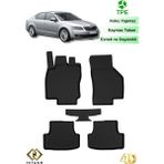 Hitaks Skoda Octavia Iıı Paspas 2013–2020 Uyumlu 4d Havuzlu Araca Özel Oto Paspas - Siyah