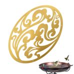 Hitburu Kuş Banyosu Temizleyici | Güvenli Kuş Banyosu Bakır Disk, Ev ve Bahçe Malzemeleri Aile Heykeli Ağaç Balkon Daire Kış Arkadaşlar Açık Gölet Bahçe