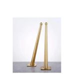HitDukkan 4'lü 39 Cm Pirinç Konik Sehpa,bank Ayak Takımı Parlak Altın Renkli 8965214569854