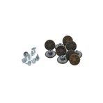 HitDukkan Küçük Boy 10 Adet Kot Pantolon Düğmesi, Jean Düğmesi Antik Sarı (bronz) 13mm