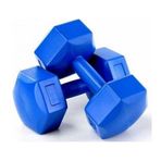 Hitfoni 2x10 kg Mavi Dambıl Ağırlık Seti