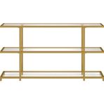 Hitit Dekorasyon Betty Gold Metal&cam Dresuar 140cm