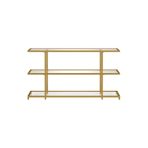 Hitit Dekorasyon Betty Gold Metal&cam Dresuar 140cm