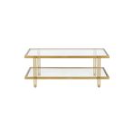 Hitit Dekorasyon Dolores Gold Metal Orta Sehpa Gold1 45 x 45