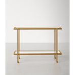 Hitit Dekorasyon Dolores Gold Metal&cam Dresuar 107cm