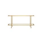 Hitit Dekorasyon Dolores Gold Metal&cam Dresuar 140cm