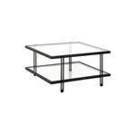 Hitit Dekorasyon Dolores Siyah Metal Orta Sehpa Siyah 45 x 45