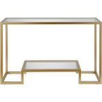 Hitit Dekorasyon Linda Gold Metal Dresuar&konsol - Altın