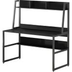 Hitit Dekorasyon Luna Siyah Metal Çalışma Masası - 140 x 120 cm