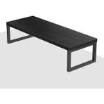 Hitit Dekorasyon Metal Ahşap Siyah Monitör Yükseltici Stand