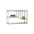 Hitit Dekorasyon Nina Gold Metal Dresuar/konsol Gold - Gümüş