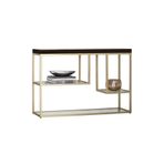 Hitit Dekorasyon Nina Gold Metal Dresuar/konsol Gold - Venge