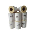 Hitmax 100 x 120 + 12 Termal Etiket G.100 mm Y.120 mm Bir Rulo 250 Adet - 100 x 120 mm