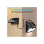 hitteknoloji Ayrılabilir Solar Panel, 48 LED, Hareket Sensörlü, IP65 Su Geçirmez, Güneş Enerjili Dış Mekan Lambası, Siyah