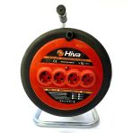 Hiva 4Lü Elektrik Seyyar Makaralı Uzatma Kablo 3X1.5mm 30M