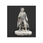 hivhestın 3D Baskı - Yüzüklerin Efendisi Frodo Baggins Heykeli | 17 CM | Düz Beyaz | Boyamaya Uygun | PLA