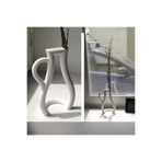 hivhestın Estetik 3D Baskı Vazo - 24 cm, PLA Malzeme Beyaz