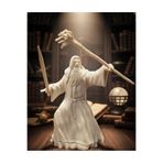 hivhestın Gandalf Beyaz (Gandalf the White) 3D Baskı Figür - 23 cm - PLA Malzeme