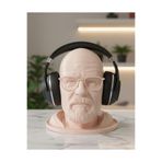 hivhestın "Heisenberg" Kulaklık Standı - 3D Baskı | 20 cm | PLA Malzeme | Beyaz & Ten Rengi Seçenekli Bej