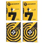 Hız 2025 7. Sınıf Matematik + Fen Bilimleri Soru + 36 Haftalık Deneme Seti 4 Kitap