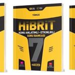 Hız 2025 7. Sınıf Matematik + Türkçe + Fen Bilimleri Hibrit - Konu Soru Seti 3 Kitap