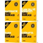 Hız 2026 10. Sınıf Matematik + Edebiyat + Tarih + Coğrafya Soru Bankası Seti 4 Kitap