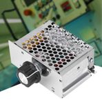 Hız 4000W Ac Voltaj Regülatörü 220V Dc Motor Için DimmController 4000W Voltaj Regülatörü 11×10×5 4000W Ac Voltaj Regülatörü 220V Dimmer Elektrik Motor Hızı Sıcaklık Kontrol Cihazı