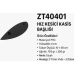 Hız Kesici Kasis Başlığı 4 cm - Siyah