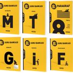 Hiz Lgs 2024 8. Sinif Matematik + Geometri + Turkce + Fen + Paragraf + Ingilizce Soru Seti 6 Kitap