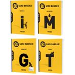 Hiz Lgs 2024 8. Sinif Matematik + Geometri + Turkce + Ingilizce Soru Seti 4 Kitap