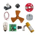 Hız, Parlaklık ve Ses Şiddeti Ayarlı Motor Lamba Buzzer Öğrenci Deney Seti
