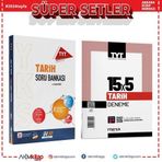 Hız Ve Renk Tyt Tarih Soru Bankası İle Marka Deneme Seti 2 Kitap