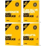 Hız Yayınları 2026 10. Sınıf Matematik + Edebiyat + Tarih + Coğrafya Soru Bankası Seti 4 Kitap