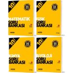 Hız Yayınları 2026 10. Sınıf Matematik + Fizik + Kimya + Biyoloji Soru Bankası Seti 4 Kitap