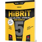 Hız Yayınları 5. Sınıf Türkçe Hibrit Konu Anlatımlı Etkinlikli Soru Bankası Hız Yayınları