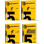 HIZ YAYINLARI 5. SINIF TÜRKÇE + MATEMATİK + FEN BİLİMLERİ + PARAGRAF SORU BANKASI