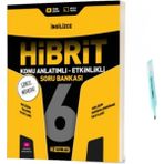 Hız Yayınları 6.sınıf Hibrit Ingilizce Konu Anlatımlı Etkinlikli Soru Bankası (Yeni Müfredat)