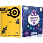 HIZ YAYINLARI 8.SINIF LGS İNGİLİZCE 30 DENEME + YANIT YAYINLARI İngilizce Video Çözümlü 30 Deneme (2 Kitap)