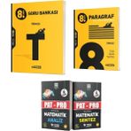 Hız Yayınları 8. Sınıf Türkçe ve Paragraf Soru Bankası Seti ile Pat-Pro Matematik Soru Bankası