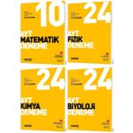 Hız Yayınları Ayt Matematik + Fizik + Kimya + Biyoloji Deneme Seti 4 Kitap